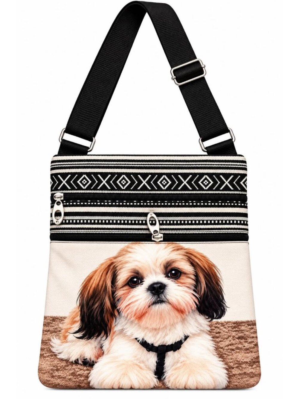Shih Tzu Puppy Crossbody Bag